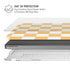 Yellow and White Checkerboard MacBook Pro 14in (2021-24) Case plus Skin